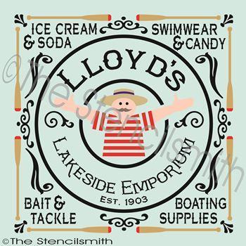 2386 - Lloyd's Lakeside Emporium - The Stencilsmith