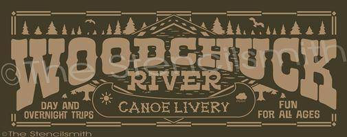 2397 - Woodchuck River Canoe Livery - The Stencilsmith