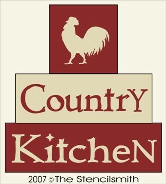240 - Country Kitchen - BLOCK Stencil - The Stencilsmith