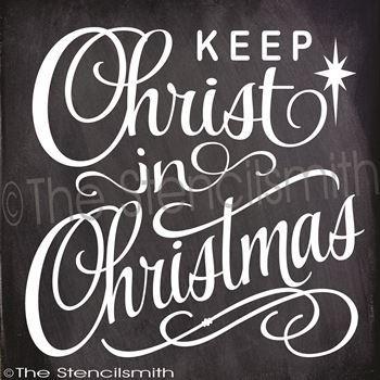 2437 - Keep Christ in Christmas - The Stencilsmith