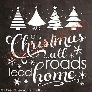 2446 - at Christmas all roads lead home - The Stencilsmith