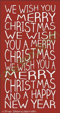 2447 - We wish you a Merry Christmas - The Stencilsmith