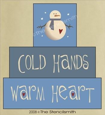 244 - Cold Hands Warm Hearts - block set - The Stencilsmith