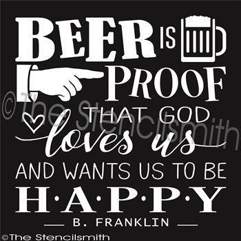 2470 - BEER is proof - The Stencilsmith