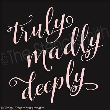 2482 - truly madly deeply - The Stencilsmith