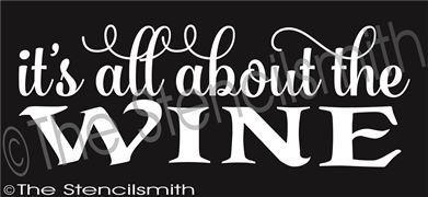 2494 - It's all about the WINE - The Stencilsmith