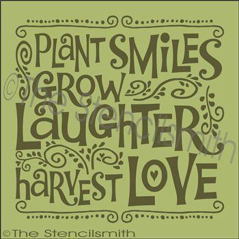 2519 - Plant Smiles - The Stencilsmith