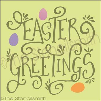 2524 - Easter Greetings - The Stencilsmith