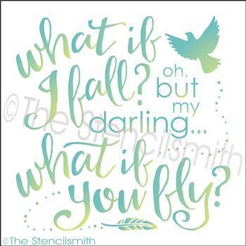 2532 - What if I fall? - The Stencilsmith