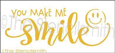 2538 - you make me smile - The Stencilsmith