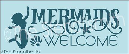 2560 - Mermaids Welcome - The Stencilsmith