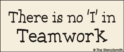 There is no 'I' in Teamwork - The Stencilsmith