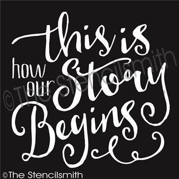 2576 - This is how our story begins - The Stencilsmith