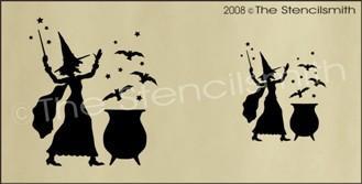 25 - witch - The Stencilsmith