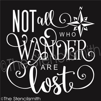 2607 - Not all who wander - The Stencilsmith