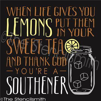 2623 - When life gives you lemons ... southerner - The Stencilsmith