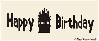 Happy Birthday (FLAMES) - The Stencilsmith