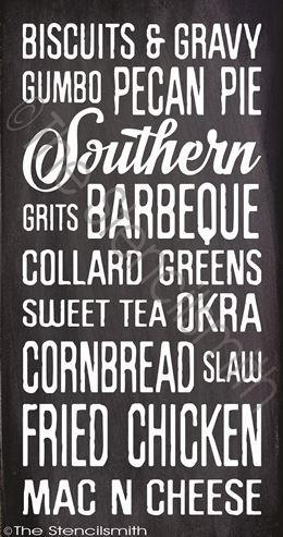 2631 - Southern Food - The Stencilsmith