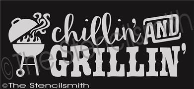 2638 - Chillin' and Grillin' - The Stencilsmith