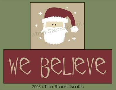263 - We Believe - block set - The Stencilsmith