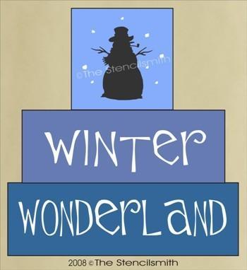 265 - Winter Wonderland - block set - The Stencilsmith
