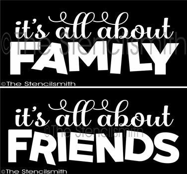 2673 - It's all about FAMILY - The Stencilsmith