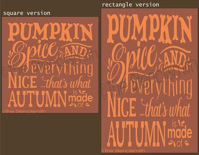 2714 - Pumpkin Spice and everything Nice - The Stencilsmith