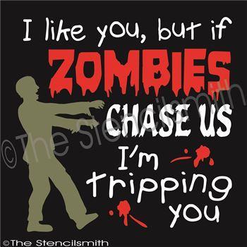 2719 - I like you, but if ZOMBIES chase us - The Stencilsmith