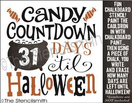 2733 - Candy Countdown - The Stencilsmith