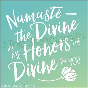 2749 - Namaste' - the divine in me - The Stencilsmith