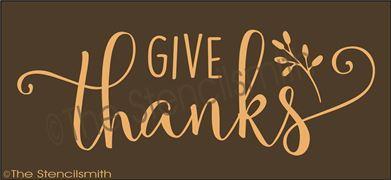 2796 - Give Thanks - The Stencilsmith