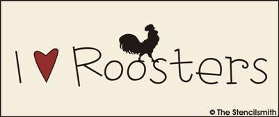 I Love Roosters - The Stencilsmith