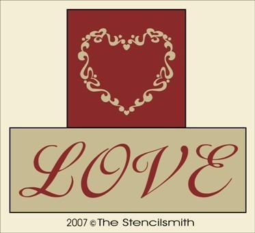 2817 - Love - BLOCKS - The Stencilsmith