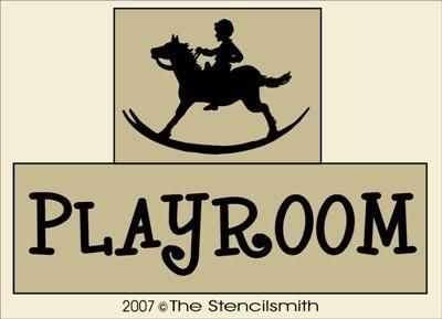 2827 - Playroom - BLOCKS - The Stencilsmith
