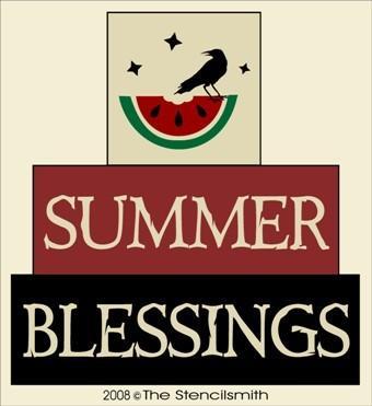 2840 - Summer Blessings - BLOCKS - The Stencilsmith