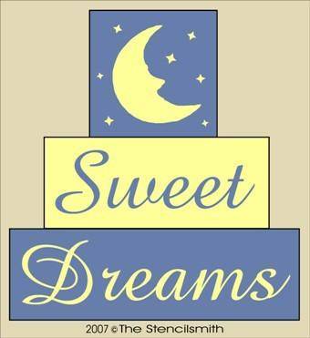 2841 - Sweet Dreams - BLOCKS - The Stencilsmith