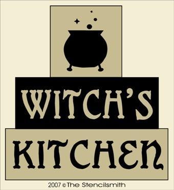 2850 - Witch's Kitchen - BLOCKS - The Stencilsmith
