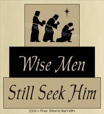 288 - Wise Men Still Seek Him - block set - The Stencilsmith