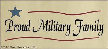 290 - Proud Military Family - The Stencilsmith