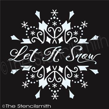 2910 - Let It Snow - The Stencilsmith