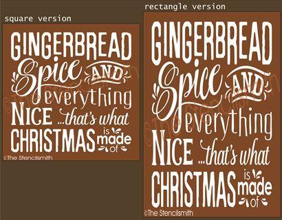 2917 - Gingerbread Spice and everything nice - The Stencilsmith