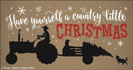 2921 - Have yourself a country little Christmas - The Stencilsmith