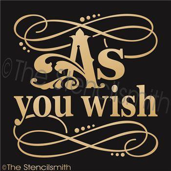 2928 - As you wish - The Stencilsmith