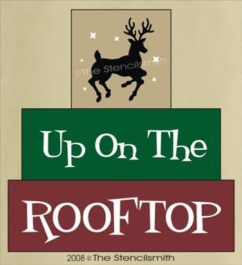 292 - Up On The Rooftop - block set - The Stencilsmith