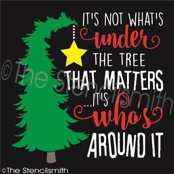 2931 - It's not what's under the tree - The Stencilsmith