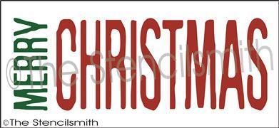 2937 - Merry Christmas - The Stencilsmith