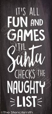 2960 - It's all fun and games 'til Santa - The Stencilsmith