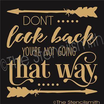 3010 - Don't look back you're not - The Stencilsmith