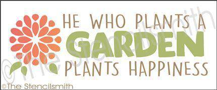 3048 - He who plants a garden - The Stencilsmith