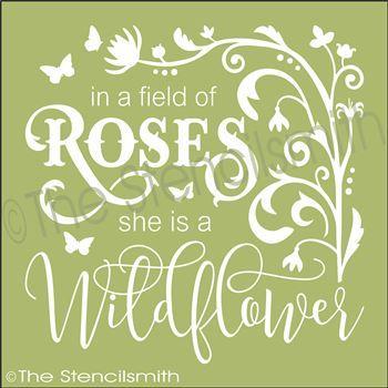 3052 - In a field of roses - The Stencilsmith
